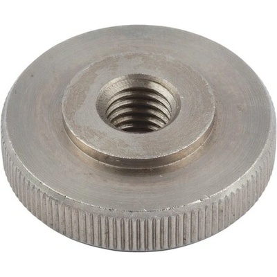 DIN 467 6 ZN matica ryhovaná nízka, zinok biely
