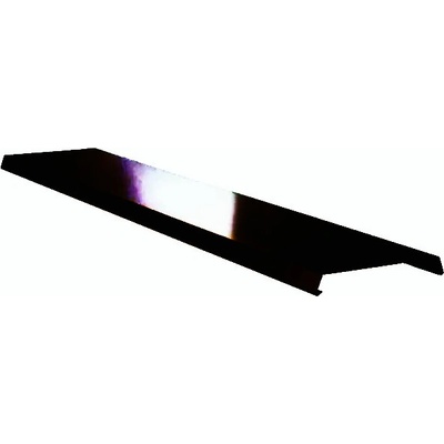 Atikový plech pozinkovaný lakovaný RAL 9005 černá dl.2m r.š.400mm