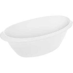 LUMA Бебешка вана с оттичане Luma - Бяла, 75 cm (8714929010942)