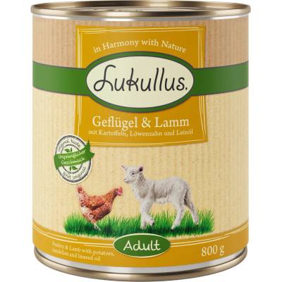 Lukullus Adult hovädzie a morčacie 24 x 800 g
