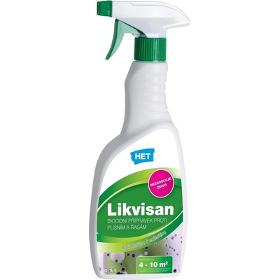 HET Likvisan 0,5L transparentná
