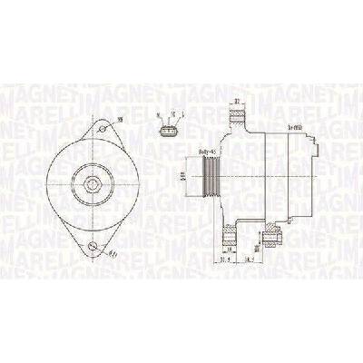 Generátor MAGNETI MARELLI 063731893010