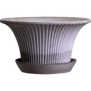 Bergs Potter Саксия Daisy с поставка 30 см сива (DSYG30S)