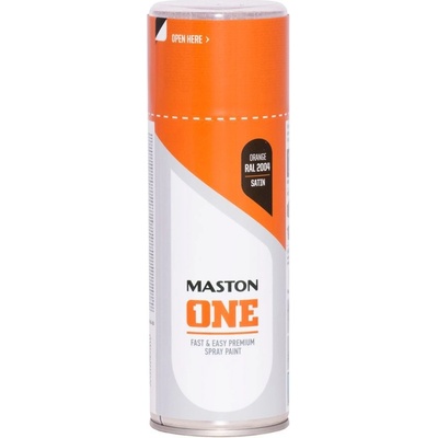 MASTON One - akrylová - RAL 2004 S - čistá oranžová satén - 400 ml