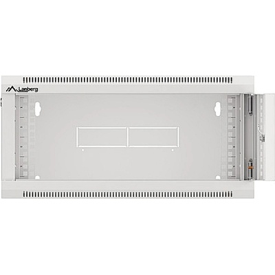 Lanberg rack cabinet 19" wall-mounted 4U 600 fast assembly (flat pack) grey (WFFA-5604-10S)