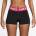 Nike Дамски къси панталони Nike Pro Three Inch Shorts Womens - Black/Rush Pink