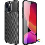 Apple iPhone 14 Plus Удароустойчив Carbon Fiber Калъф и Протектор