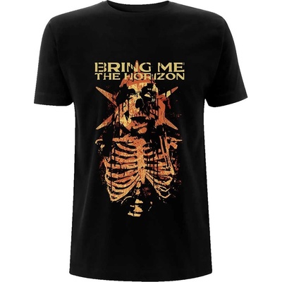 Bring Me The Horizon tričko Skull Muss čierne