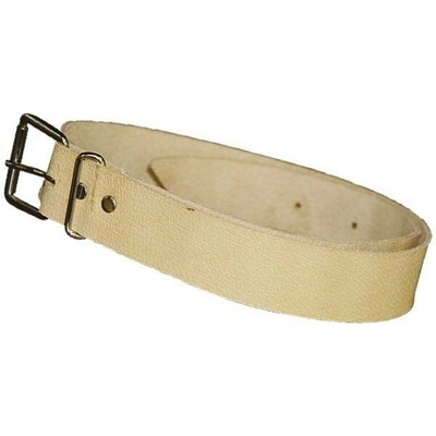 Praktický kožený pracovní opasek BROWN hnědá