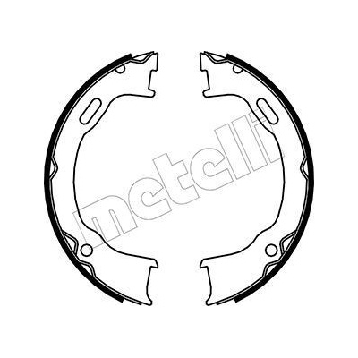 Sada brzd. čeľustí parkov. brzdy METELLI 53-0364
