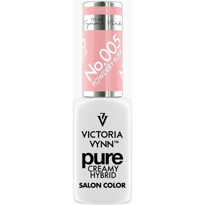 VICTORIA VYNN Hybridní gel lak PURE CREAMY HYBRID 005 Powdery Rose 8 ml