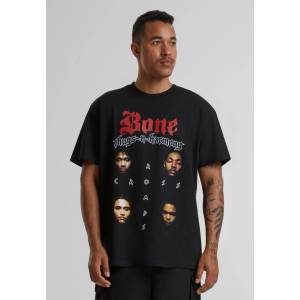 Mister Tee Мъжка тениска в черен цвят Mister Tee Bone-Thugs-N-Harmony Crossroads OversizeMODEL453 SALE - , размер XS