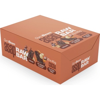 GymBeam ASAP Raw Bar 20 x 45 g какао