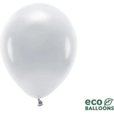 Party Deco ECO30P 091 10 Eko pastelové balóny 30cm Sivá