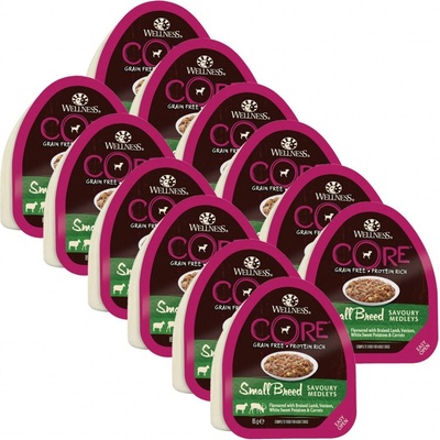 Wellness Core Adult Small Breed jahňa 12 x 85 g