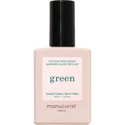 Manucurist Green Shimmery Top Coat Silver 15 ml