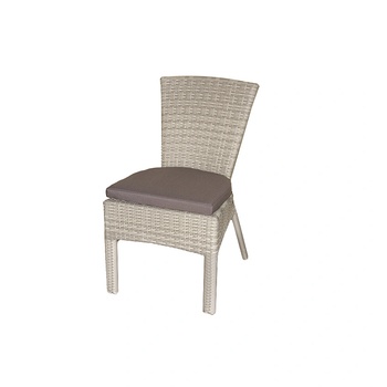 Mira-N Градински стол ратан Сив (019556)