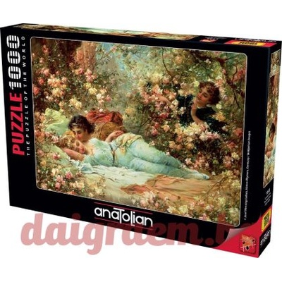 Пъзел anatolian 1145 - 1000 части - Беседка от рози (p1145)