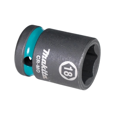 Makita Къса вложка 18mm, 1/2" , Impact black E-16140 (E-16140)