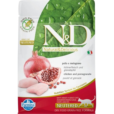 N&D Grain Free CAT Neutered Chicken&Pomegranate 10 kg
