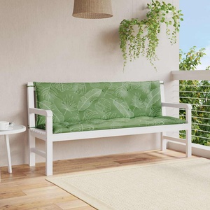 vidaXL Възглавници за градински пейки 2 бр на листа 150x50x7 см плат (361713)