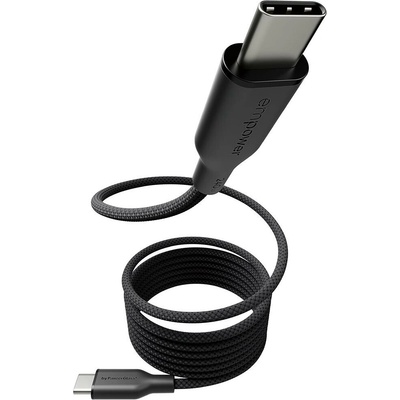 PanzerGlass EM68208 empower opletený magnetický nabíjecí USB-C na USB-C 1,5m černý