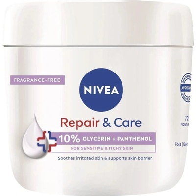 NIVEA Repair&Care cream fragnance free 400 ml