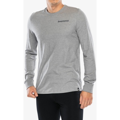 Smartwool Gondola View Long Sleeve Graphic Tee light gray heather
