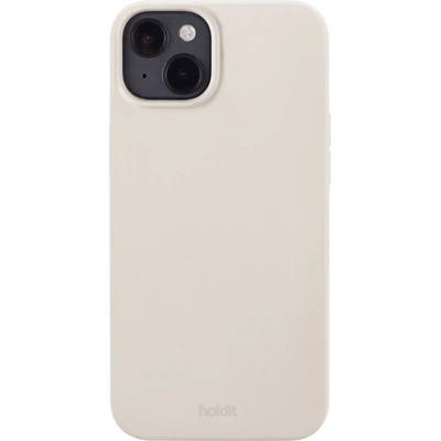 Holdit Гръб Holdit Silicone Case за iPhone 14 Plus - Бежов