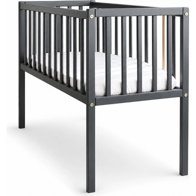 Wilsondo postieľka Crib Stardust 90x40 antracit