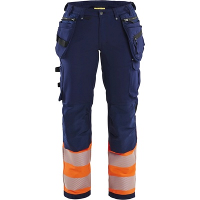 Blåkläder AB 7193 dámské výstražné nohavice Námornická modr/oranžová