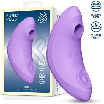 Engily Ross Luna Double Clitoral Stimulator Purple