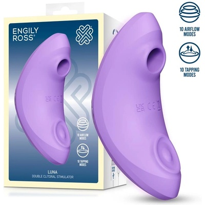 Engily Ross Luna Double Clitoral Stimulator Purple