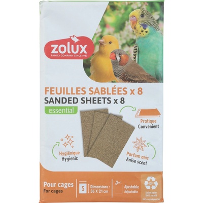 Zolux Pískové podložky 36x21cm 8ks – Zbozi.Blesk.cz