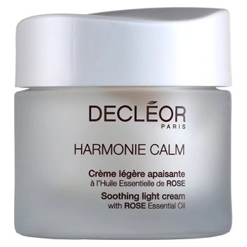 Decleor Harmonie Calm lehký zklidňující krém pro citlivou pleť Soothing Light Cream with Rose Essential Oil 50 ml