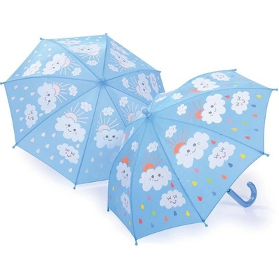 Floss & Rock dešťová kapka deštník modrý