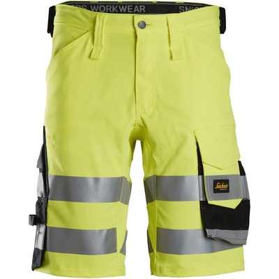 Snickers Workwear kraťasy Stretch reflexní tř. 1 žluté