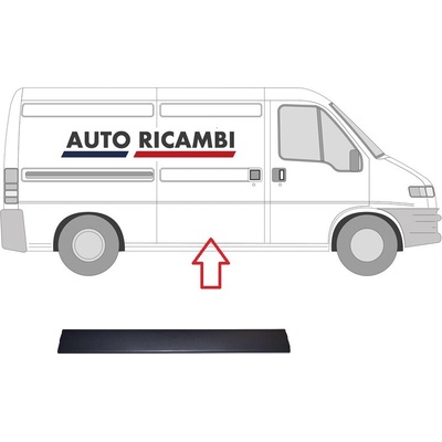 Ochranná lišta Fiat Ducato 2002-2006 pravá, posuvné dveře, 136 cm 735306281