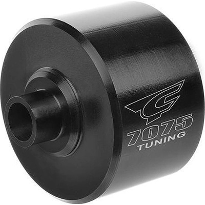 Team corally - Xtreme Diff Case - 35mm - Aluminium 7075 - Hard Anodised - Black - Center - Made in Italy - 1 pc C-00180-411 (C-00180-411)