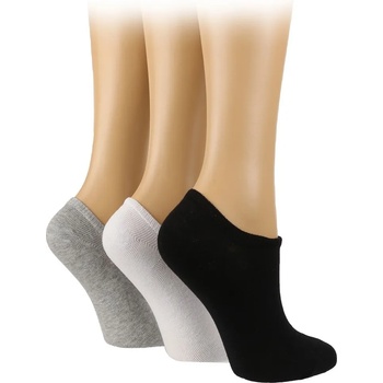 Image 1 of Pringle Дамски чорапи Pringle Secret Socks 3 Pack Ladies - Blk/Wht/Gry