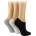 Pringle Дамски чорапи Pringle Secret Socks 3 Pack Ladies - Blk/Wht/Gry