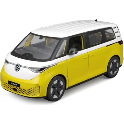 Maisto 2023 Volkswagen ID.Buzz bílá metal žlutá 1:24