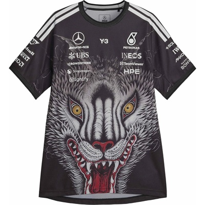 Y3 Тениска Y3 Men's Driver Jersey T-Shirt - Black