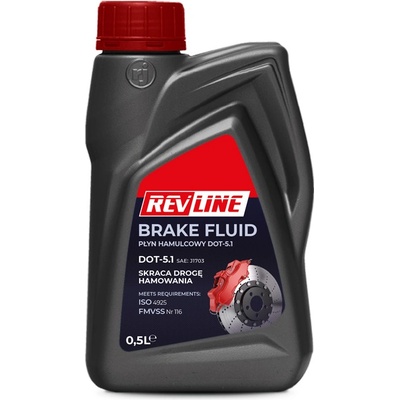 Revline Brzdová kapalina DOT 5.1 500 ml