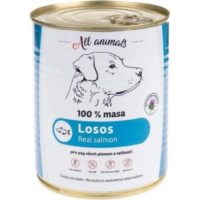 All Animals Dog losos mletý 400 g