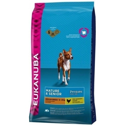 Eukanuba Senior Medium Breeds Chicken 15 kg