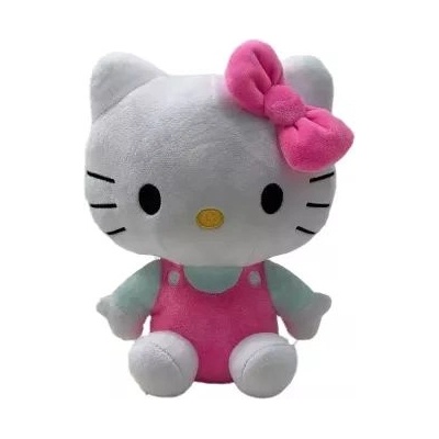 Kensho Hello Kitty и приятели: Плюшена играчка Hello Kitty - 23 см, розова (2289540P)