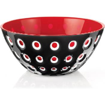 Guzzini Голяма купа Le Murrine 25 см черно-червена (279425146)