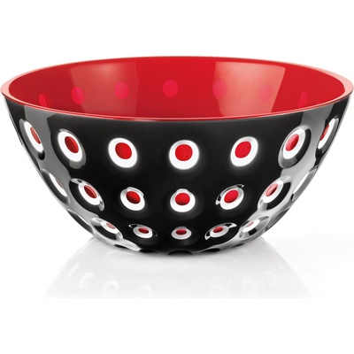 Guzzini Голяма купа Le Murrine 25 см черно-червена (279425146)