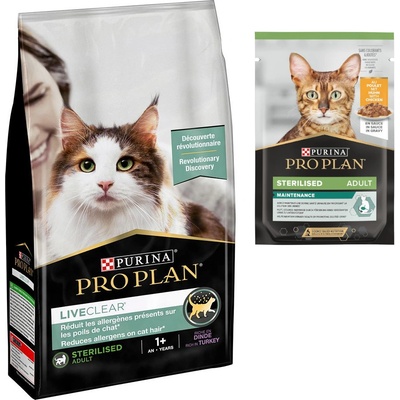 Pro Plan LiveClear Sterilised Adult Turkey 1,4 kg